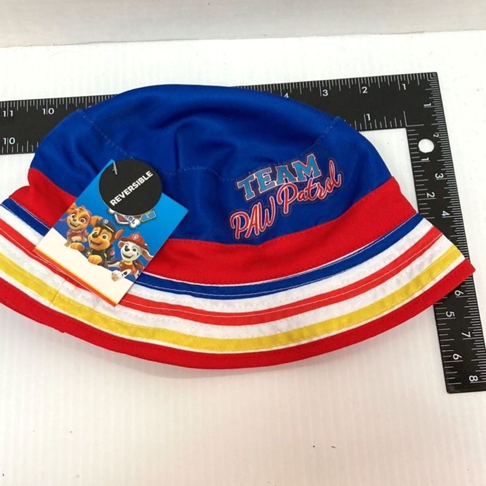TEAM PAW PATROL Reversible Summer Sun Bucket Hat Kids Toddler UNISEX - Picture 3 of 12